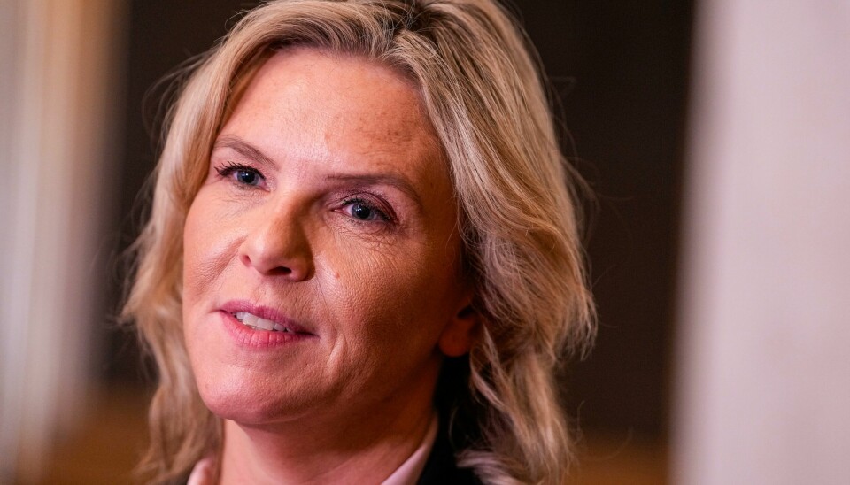 Frp-leder Sylvi Listhaug mener kriminalitetstallene de har fått fra SSB er dramatiske. Leder i Fremskrittspartiet, Sylvi Listhaug, reagerte kraftig da hun ble klar over regjeringens grep med å hente penger fra Folketrygdfondets kapital til statsbudsjettet. Foto: Javad Parsa / NTB