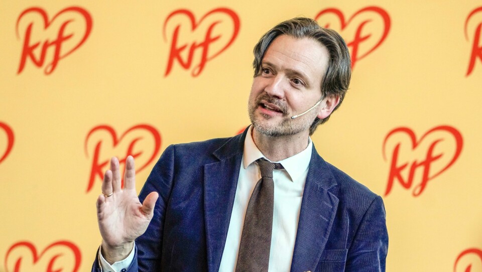 KrF-leder Dag Inge Ulstein holder tale for landsstyret. KrF-leder Dag Inge Ulstein ga uttrykk skuffelse over at kampen mot en utvidelse av abortloven er tapt da han talte til landsstyret. Foto: Ole Berg-Rusten / NTB