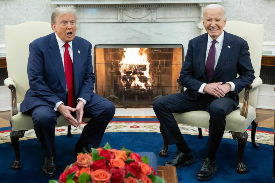 President Joe Biden møtte nylig påtroppende president Donald Trump i Det hvite hus. Maktskiftet i USA blir et politisk blodbad, som vil åpne veien for radikale politiske omveltninger, mener vår spaltist. .