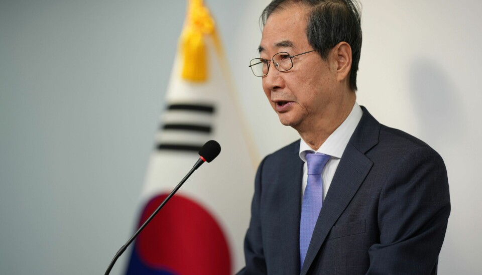 Han Duck-soo er fungerende president i Sør-Korea. Han Duck-soo er fungerende president i Sør-Korea. Foto: Lee Jin-man / AP / NTB