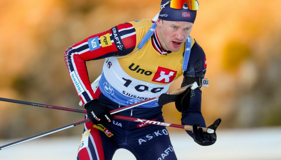 Tarjei Bø får bare gå fellesstarten i Frankrike denne uken. Tarjei Bø får bare gå fellesstarten i Frankrike denne uken.Foto: Geir Olsen / NTB