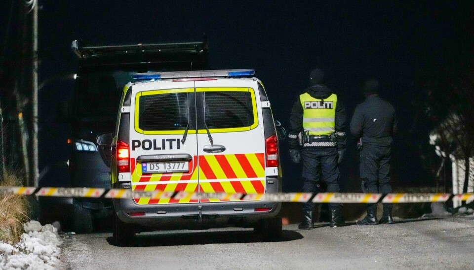 Politiet pågrep den siktede kvinnen kort tid etter at drapene ble varslet. Foto: Terje Bendiksby / NTB