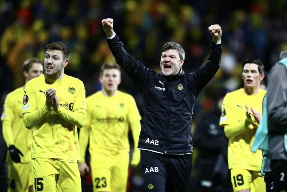 Bodø/Glimt gikk glipp av den lukrative mesterligaen, men kan glise over solid Europa-inntekt likevel. Bodø/Glimt gjekk glipp av den lukrative mesterligaen, men kan glise over solid Europa-inntekt likevel. Foto: Mats Torbergsen / NTB