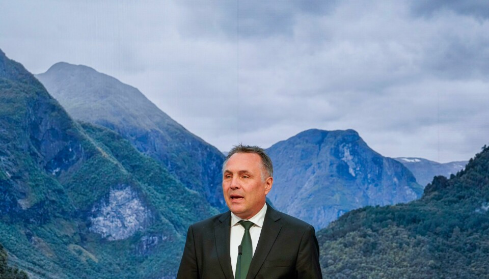 Klima- og miljøminister Tore O. Sandvik (Ap) kjemper for endringer i EU-direktivet for skog- og arealbruk. Klima- og miljøminister Tore O. Sandvik (Ap) kjemper for endringer i EU-direktivet for skog- og arealbruk. Foto: Ole Berg-Rusten / NTB
