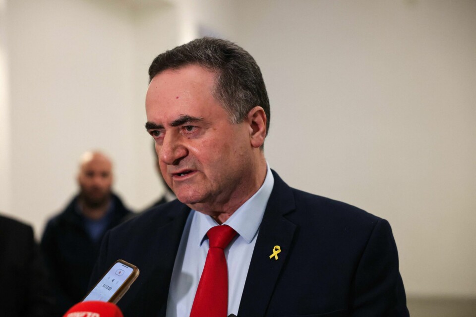Israels forsvarsminister Israel Katz. Israels utenriksminister Israel Katz raser mot Tyrkias stans i handelen med Israel.