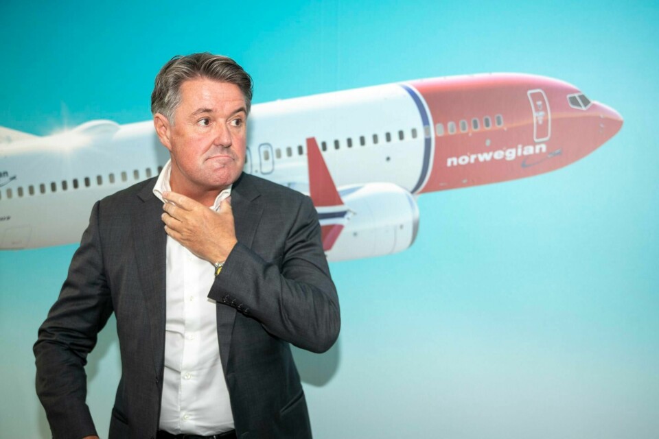 Konsernsjef Geir Karlsen i Norwegian tok saken til retten i januar i fjor og i en dom fra Oslo tingrett får flyselskapet medhold. Konsernsjef Geir Karlsen i Norwegian tok saken til retten i januar i fjor og i en dom fra Oslo tingrett får flyselskapet medhold.