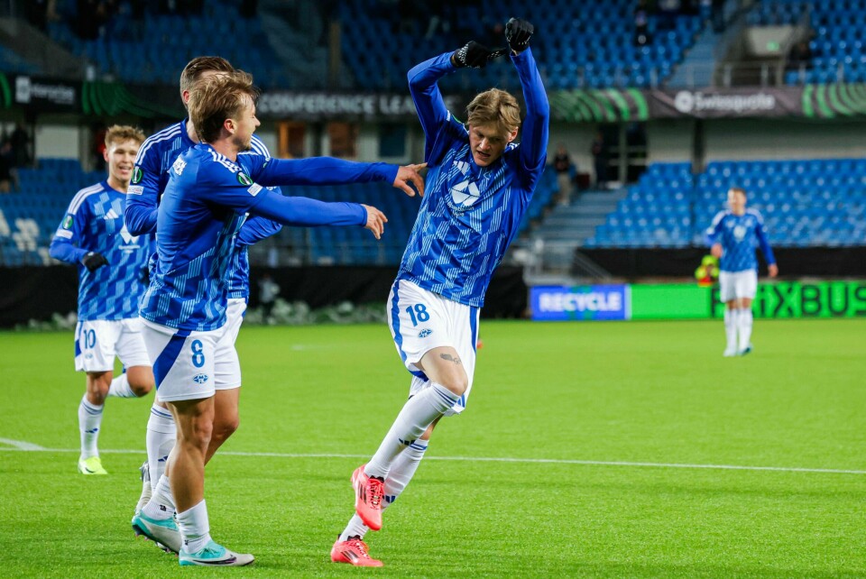 Halldor Stenevik ble helten for Molde på overtid Halldor Stenevik ble helten for Molde.Foto: Svein Ove Ekornesvåg / NTB