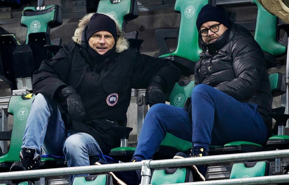 Ståle Solbakken på en HamKam-kamp på Briskeby i 2020. Ståle Solbakken på en HamKam-kamp på Briskeby i 2020. Foto: Geir Olsen / NTB