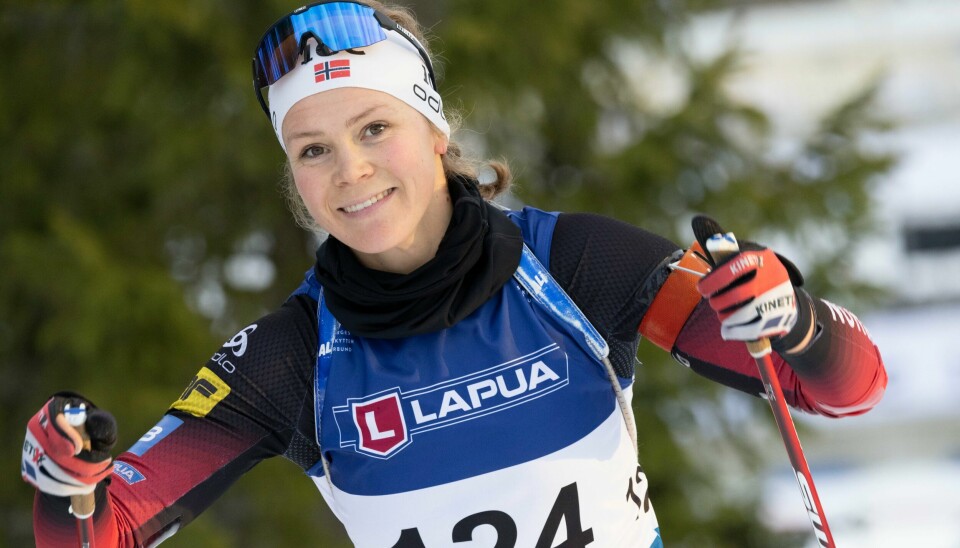 Karoline Knotten med sterk plassering. Karoline Knotten med sterk plassering.