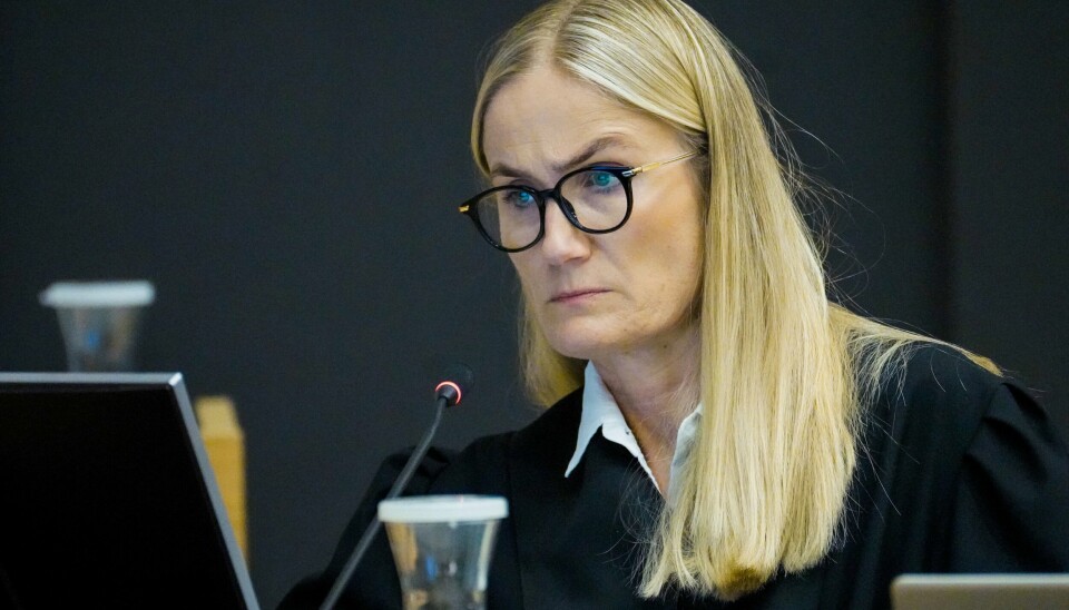 Statsadvokat Hulda Karlsdottir er aktor i rettssaken der terrordømte Anders Behring Breivik begjærer seg prøveløslatt. Saken har foregått i en provisorisk rettssal i gymsalen i Skien fengsel. Skien 20220119. Statsadvokat Hulda Karlsdottir under andre dag av rettssaken der terrordømte Anders Behring Breivik begjærer seg prøveløslatt.Saken behandles av Telemark tingrett, men foregår fysisk i en provisorisk rettssak i Skien fengsel.Massedrapsmannen Anders Behring Breivik, som nå kaller seg Fjotolf Hansen, ble året etter terrorangrepene mot Oslo og Utøya 22. juli 2011, dømt til 21 års forvaring med en minstetid på 10 år. 77 mennesker mistet livet i angrepene. POOLFoto: Ole Berg-Rusten / NTB