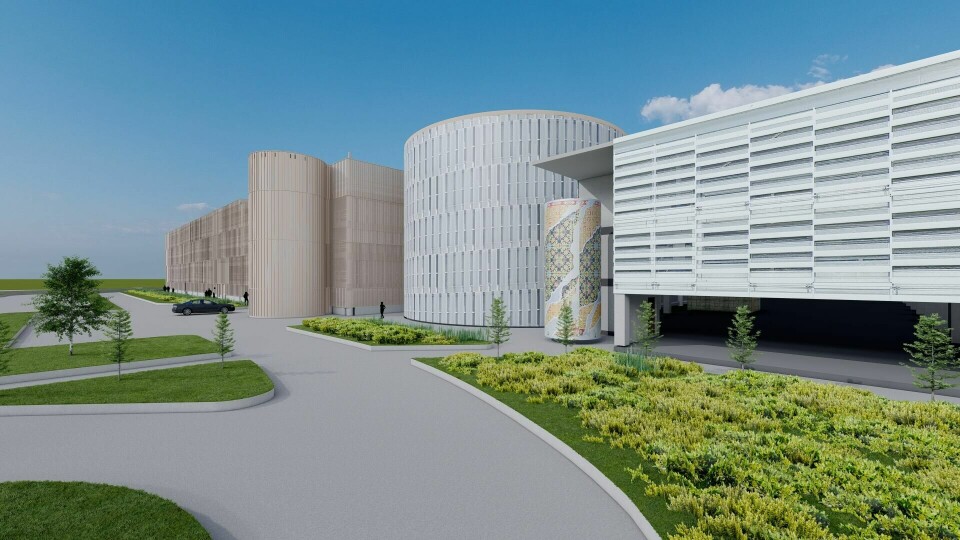 Slik vil det nye parkeringshuset på Stavanger lufthavn se ut når det står klart i 2023. Slik vil det nye parkeringshuset på Stavanger lufthavn se ut når det står klart i 2023.