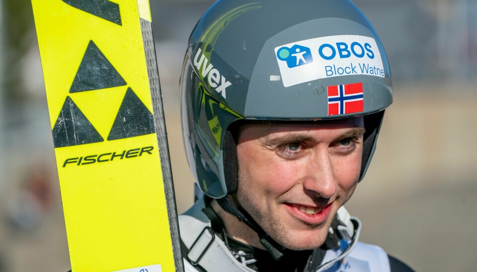 Jarl Magnus Riiber vant i Schonach. Jarl Magnus Riiber er med i seierskampen i Tyskland. Foto: Terje Pedersen / NTB