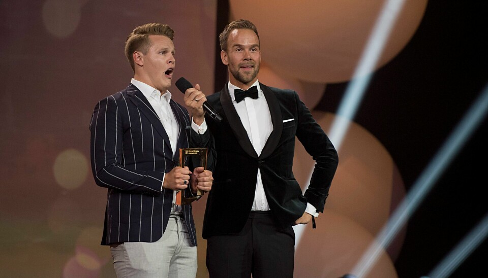 Vegard Harm og Morten Hegseth under Gullruten i 2019.