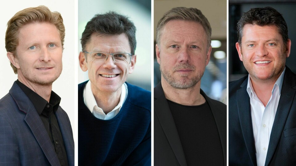 Colin Campbell, Petter-Børre Furberg, Ole-Petter Saxrud og Chris Samways. Colin Campbell, Petter-Børre Furberg, Ole-Petter Saxrud og Chris Samways.