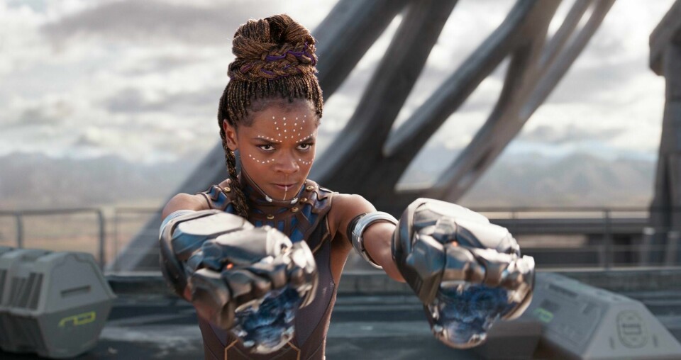 Den nye Marvel-filmen «Black Panther: Wakanda Forever» får visuelle effekter skapt av norske Storm Studios. Filmen har nå fått norske insentivmidler. Her Letitia Wright som gjentar sin rolle som Shuri fra den første «Black Panther»-filmen. «Black Panthe»