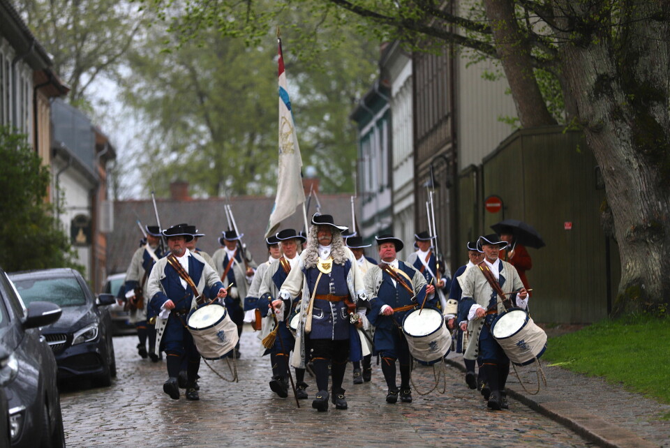 Kong Frederik IVs Tambourafdeling af 1704 i Gamlebyen, Fredrikstad. Kong Frederik IVs Tambourafdeling af 1704 i Gamlebyen, Fredrikstad.