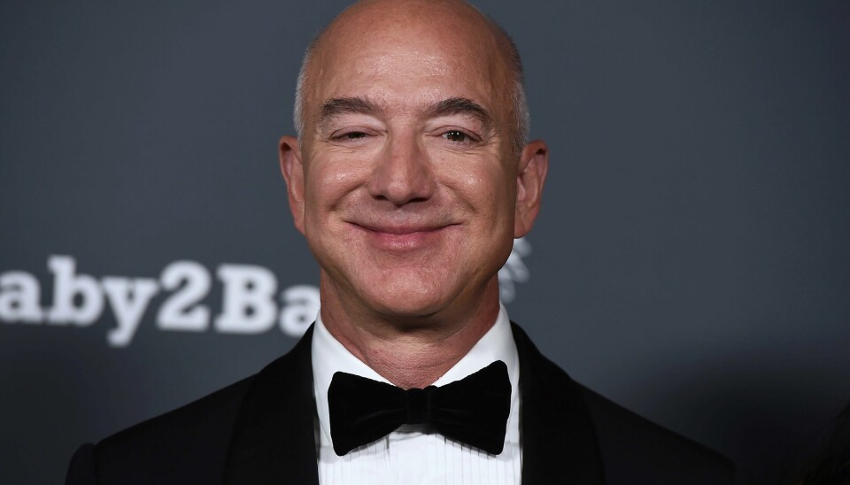 Amazon-grunnleggeren og mangemilliarderen Jeff Bezos Amazon-grunnleggeren og mangemilliarderen Jeff Bezos