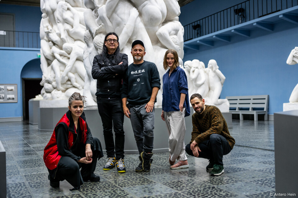 F.v. koreograf Erna Omarsdottir, filmskaper Jonas Åkerlund, koreograf Damien Jalet, kunstnerisk leder Guro Nagelhus Schia og assisterende kunstnerisk leder Vebjørn Sundby. F.v. koreograf Erna Omarsdottir, filmskaper Jonas Åkerlund, koreograf Damien Jalet, kunstnerisk leder Guro Nagelhus Schia og assisterende kunstnerisk leder Vebjørn Sundby.