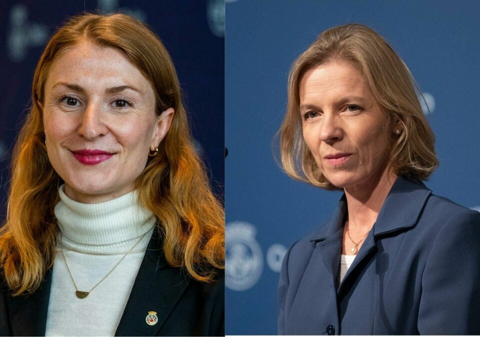 Sunniva Holmås Eidsvoll og Marte Gerhardsen kommenterer mobbetallene i Oslo. Sunniva Holmås Eidsvoll Marte Gerhardsen