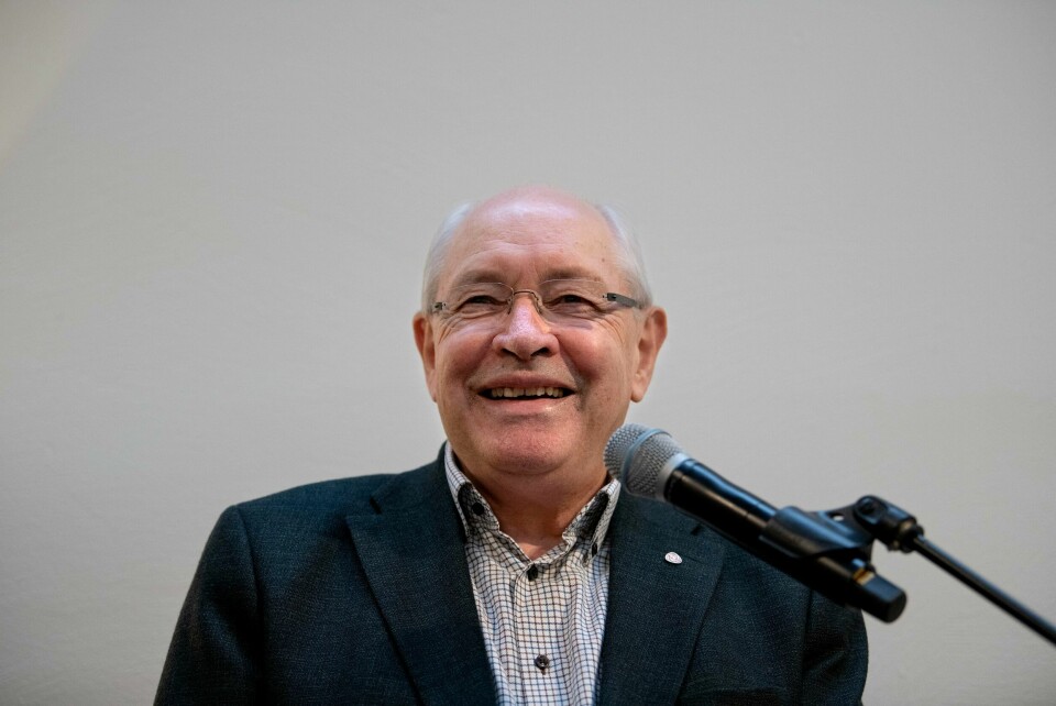 Arbeiderparti-nestor Martin Kolberg gir seg i politikken i vår. Pressekonferanse bokutgivelse Tillitsmannen Martin Kolberg av forfatter Hege Ulstein.