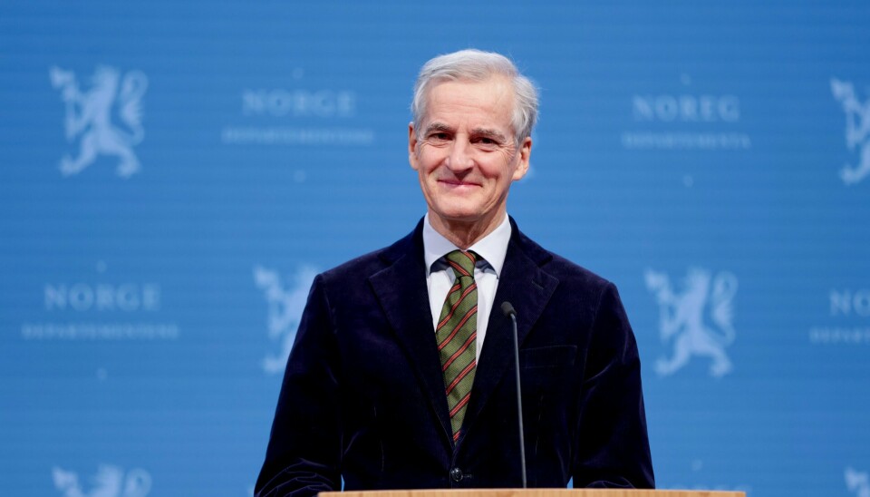 Statsminister Jonas Gahr Støre under pressekonferansen om koronasituasjonen lørdag formiddag. Statsminister Jonas Gahr Støre holder pressekonferanse om koronasituasjonen lørdag formiddag.