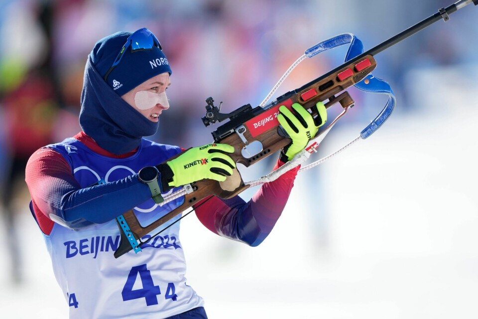 Marte Olsbu Røiseland og de andre kvinnelige skiskytterne skal gå sin fellesstart i OL fredag, ett døgn tidligere enn opprinnelig oppsatt. Marte Olsbu Røiseland og de andre kvinnelige skiskytterne skal gå sin fellesstart i OL fredag, ett døgn tidligere enn opprinnelig oppsatt. Foto: Heiko Junge / NTB