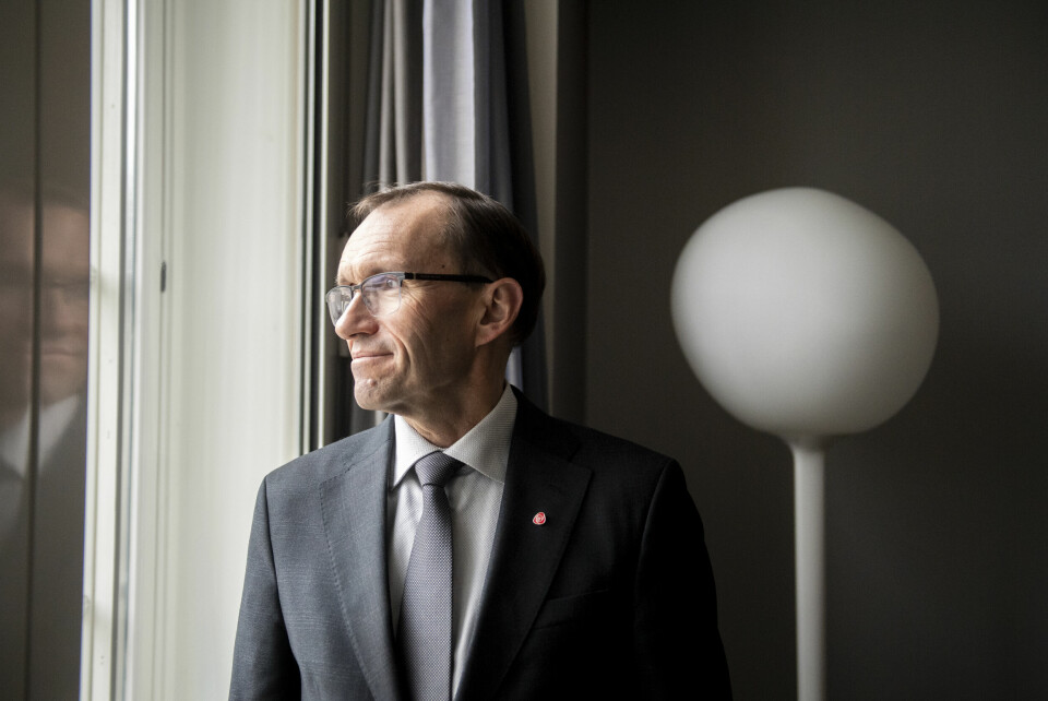 – Vi trenger bærekraftige plastprodukter som kan resirkuleres og bli til nye plastprodukter, sier klima- og miljøminister Espen Barth Eide (Ap). – Vi trenger bærekraftige plastprodukter som kan resirkuleres og bli til nye plastprodukter, sier klima- og miljøminister Espen Barth Eide (Ap).