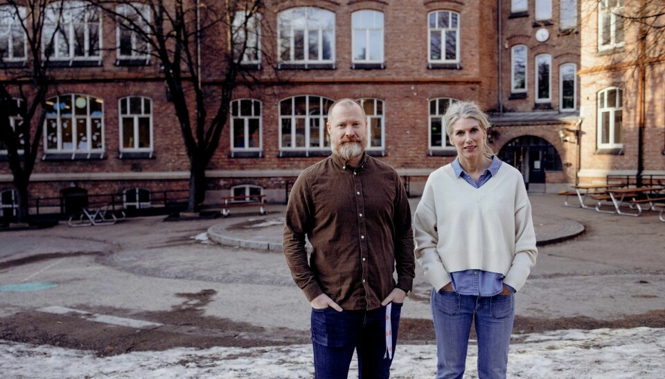 Rektor Espen Patsis-Torgersen og helsesykepleier Vanja Haug ved Lakkegata skole har satt inn en rekke tiltak for å hjelpe elevene som sliter med skolevegring. Rektor Espen Patsis-Torgersen og helsesykepleier Vanja Haug ved Lakkegata skole.