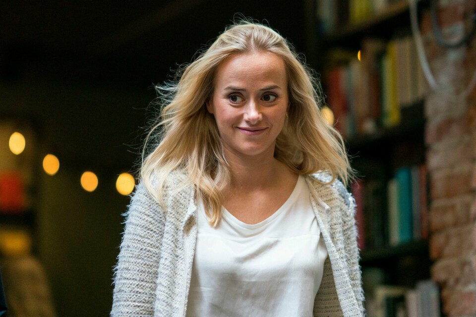 Tale Maria Krohn Engvik – også kjent som Helsesista – fotografert i forbindelse med et arrangement i regi av Cappelen Damm. Tale Maria Krohn Engvik – også kjent som Helsesista – fotografert i forbindelse med et arrangement i regi av Cappelen Damm. Foto: Heiko Junge / NTB