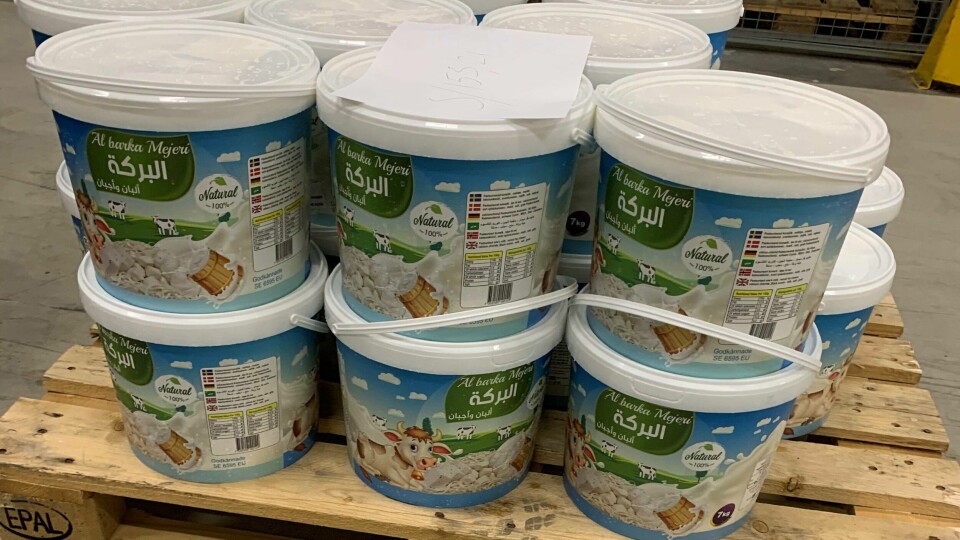 Beslag av 633 kilo ost og 165 kilo yoghurt ved Svinesund tollsted 29. april 2021. Sjåføren har nektet å vedta forelegget, og møter heller i retten. Beslag av 634 kilo ost og 165 kilo yoghurt ved Svinesund tollsted 29. april 2021.