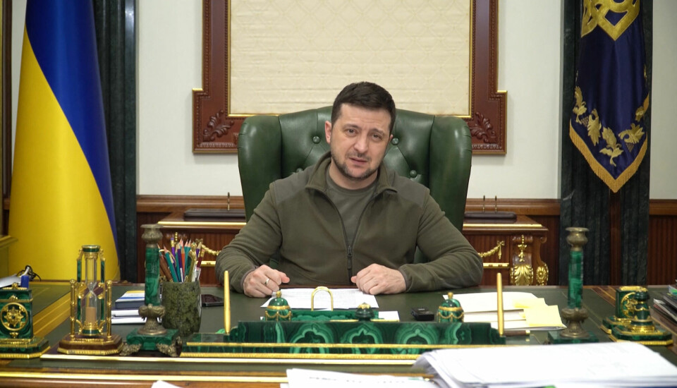 Ukrainas president Volodymyr Zelenskyj har svart etter at Russland la fram flere krav. Ukrainas president Volodymyr Zelenskyj har svart etter at Russland la fram flere krav.