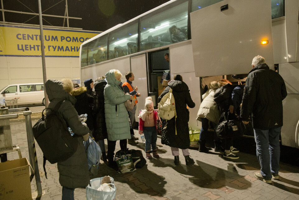 Dagsavisen var i Przemysl sist onsdag da en buss fra Stavanger hentet ukrainske flyktninger fra et mottakssenter i den polske grensebyen. Dagsavisen var i Przemysl sist onsdag da en buss fra Stavanger hentet ukrainske flyktninger ved et mottakssenter i den polske grensebyen.
