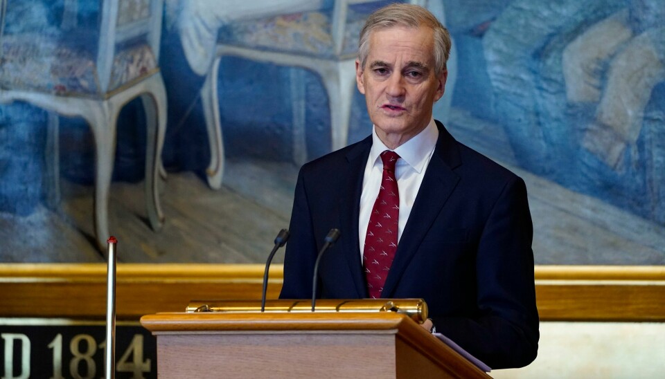 Statsminister Jonas Gahr Støre (Ap) holder redegjørelse for Stortinget om krigen i Ukraina. Statsminister Jonas Gahr Støre (Ap) holder en redegjørelse for Stortinget om krigen i Ukraina. Foto: Håkon Mosvold Larsen / NTB