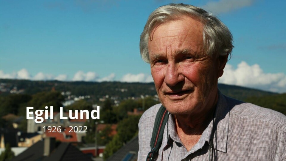 10. mars tok Egil Lunds lange liv slutt, bare få dager før han ville ha fylt 96 år. 10. mars tok Egil Lunds lange liv slutt, bare få dager før han ville ha fylt 96 å