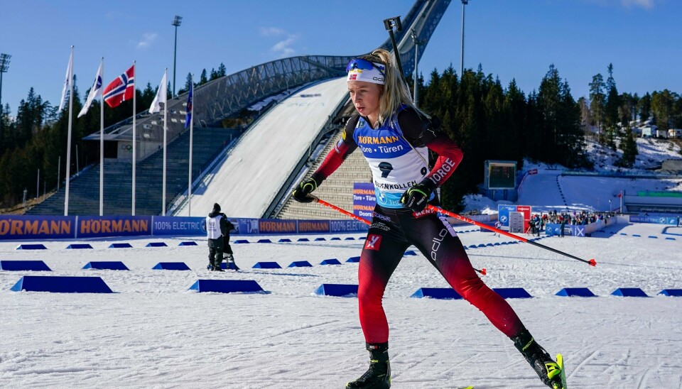 Tiril Eckhoff har verdenscupfinale også neste år i Holmenkollen. Det ble en fantastisk dag for Tiril Eckhoff i Holmenkollen fredag.