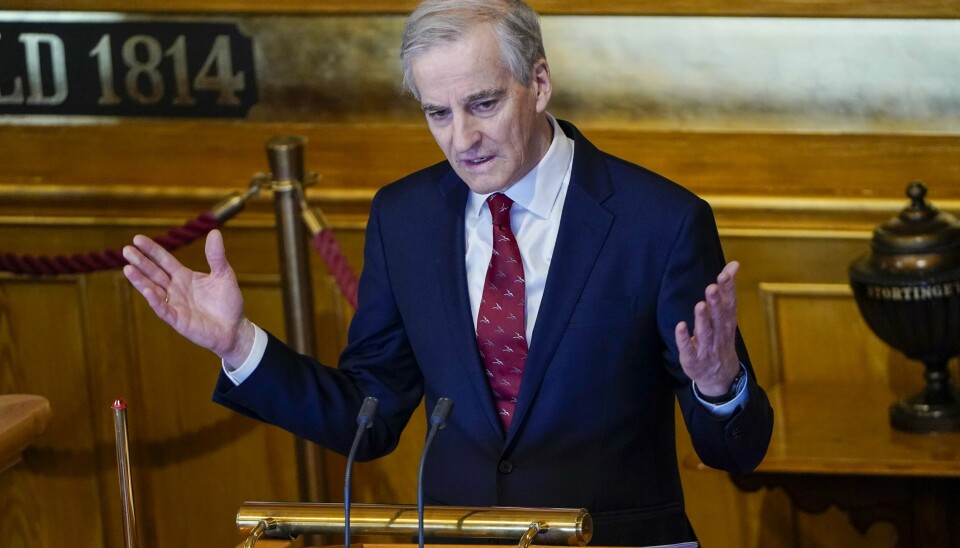 Statsminister Jonas Gahr Støre (Ap) holdt fredag redegjørelse for Stortinget om krigen i Ukraina. Jonas Gahr Støre