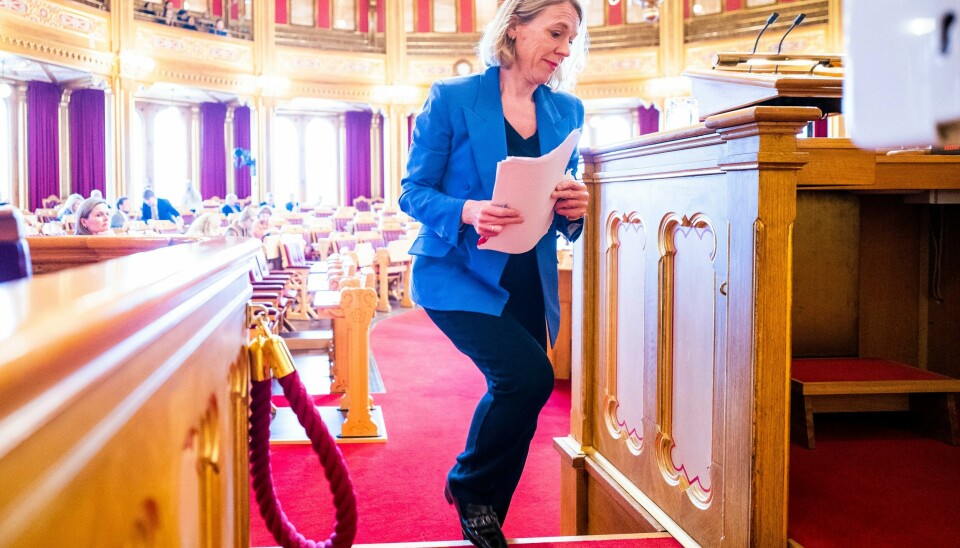 Utenriksminister Anniken Huitfeldt (Ap) holdt utenrikspolitisk redegjørelse i Stortinget tirsdag. Utenriksminister Anniken Huitfeldt (Ap) holder utenrikspolitisk redegjørelse i Stortinget tirsdag.