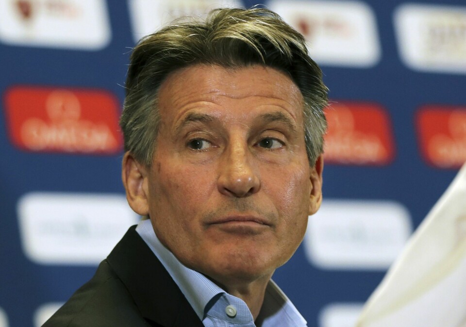Friidrettspresident Sebastian Coe. WA-president Sebastian Coe. Foto: Kamran Jebreili / AP / NTB.