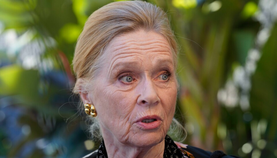 Liv Ullmann ankommer mottakelsen til ære for henne i forbindelse med at hun fredag får Æres-Oscar. Liv Ullmann ankommer mottakelsen til ære for henne i forbindelse med at hun fredag får Æres-Oscar. Foto: Terje Bendiksby / NTB
