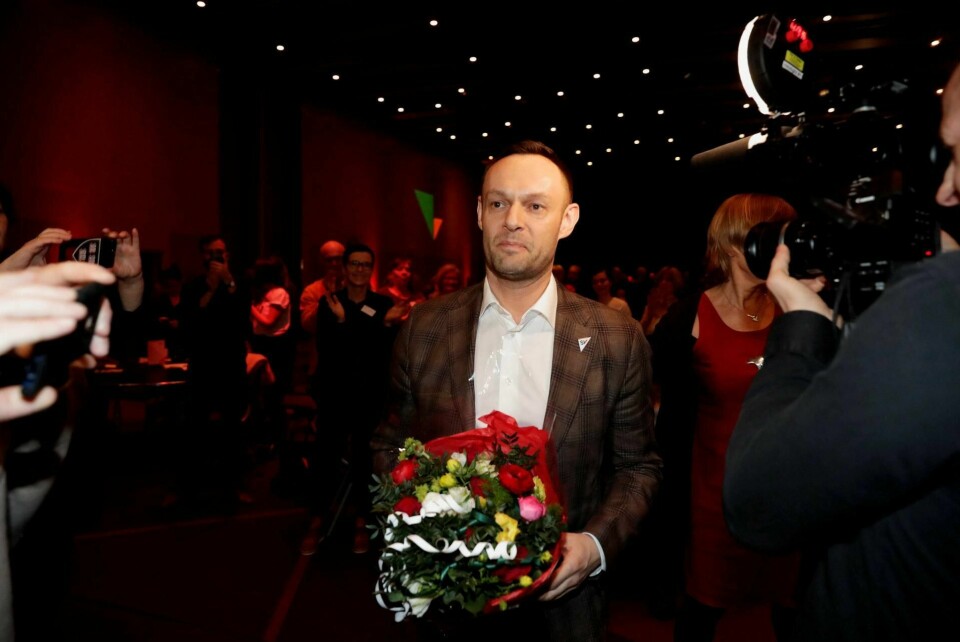 kraftkaR: Torgeir Knag Fylkesnes gikk seirende ut av nestlederkampen på SVs landsmøte denne helgen. Hans syn i saken om kraftkabler, vant også fram. Foto: Berit Roald / NTB scanpix