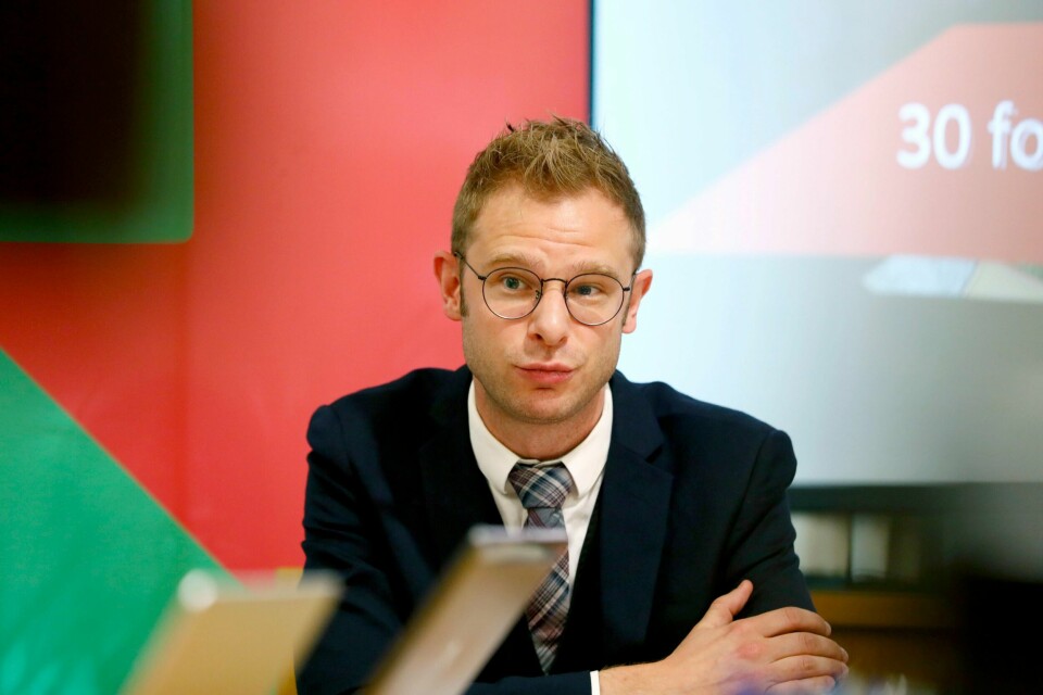 Snorre Valen, nylig avgått nestleder i SV.