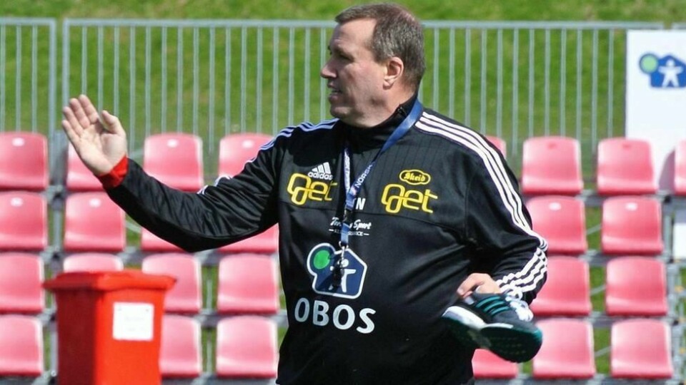 Skeid-trener Tom Nordlie. Foto: Reidar Sollie