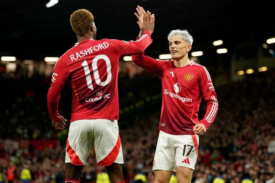 Marcus Rashford og Alejandro Garnacho herjet for Manchester United mot Barnsley. Marcus Rashford og Alejandro Garnacho herjet for Manchester United mot Barnsley. Foto: Dave Thompson / AP / NTB