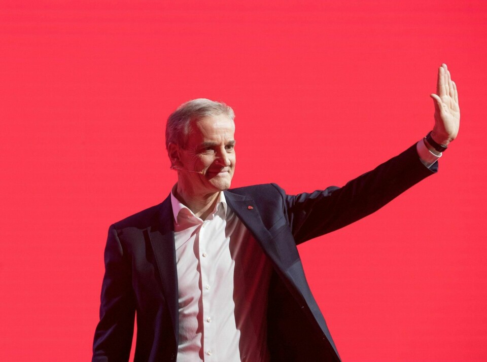 INDUSTRI: Norge skal «satse der vi kan utvikle klimateknologi som verden trenger», sa Jonas Gahr Støre i sin tale til landsmøtet. FOTO: TERJE BENDIKSBY/NTB SCANPIX