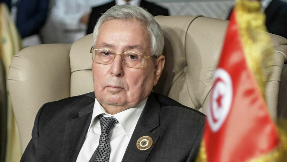 Abdelkader Bensalah er valgt til midlertidig president i Algerie.