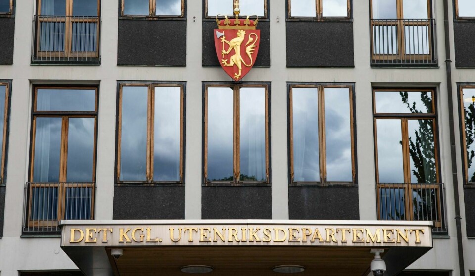 Oslo 20160726.
Utenriksdepartementet (UD) i Oslo.
Foto: Audun Braastad / NTB scanpix