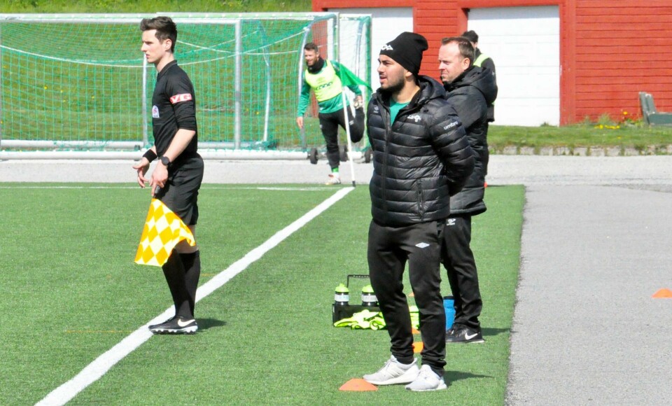 Ali Kilinc ledet Brodd som hovedtrener for første gang lørdag i Aleksander Midtsians karantenefravær. Han beskrives som et like stort trenertalent som han var fotballtalent for noen år siden. FOTO: ESPEN IVERSEN Ali Kilinc ledet Brodd som hovedtrener for første gang lørdag i Aleksander Midtsians karantenefravær. Han beskrives som et like stort trenertalent som han var fotballtalent for noen år siden. FOTO: ESPEN IVERSEN