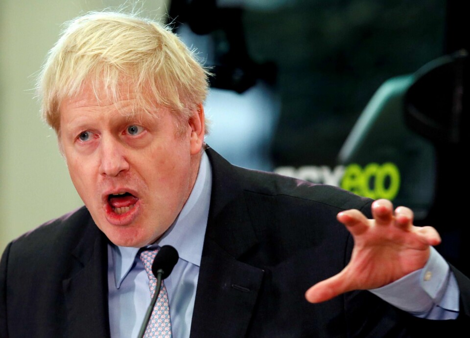 Boris Johnson. Foto: NTB scanpix