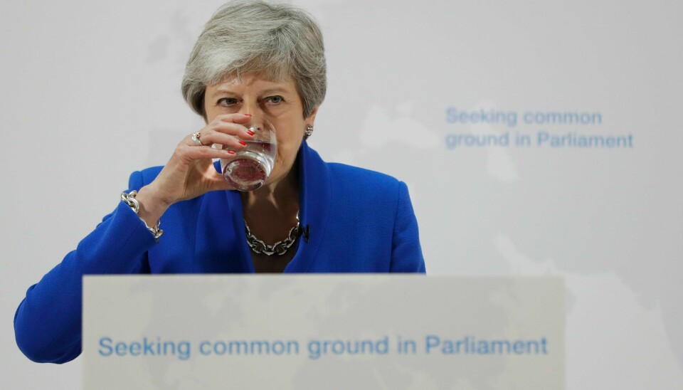 Statsminister Theresa May er i hardt vær. Foto: Kirsty Wigglesworth / AP / NTB scanpix