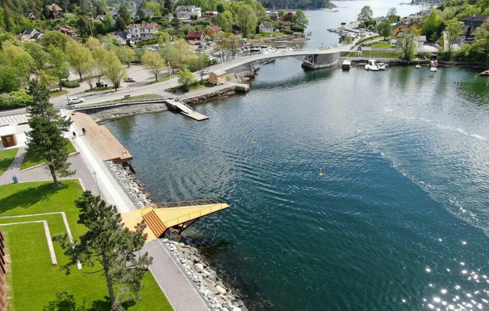 I dag åpner det nye Bekkelagsbadet på Ormøya, med blant annet stupebrett og badebrygge.